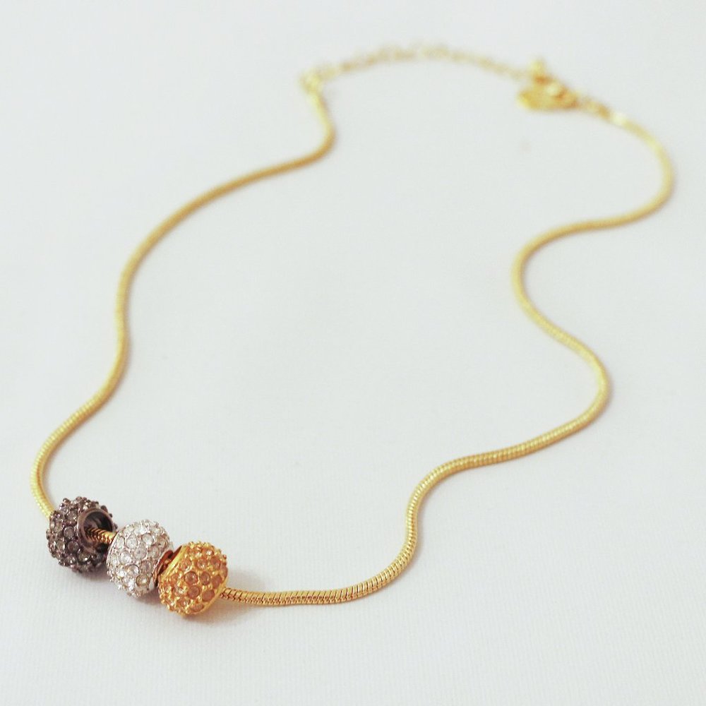 Joan Rivers Shades of Crystal Rondel 16" Necklace